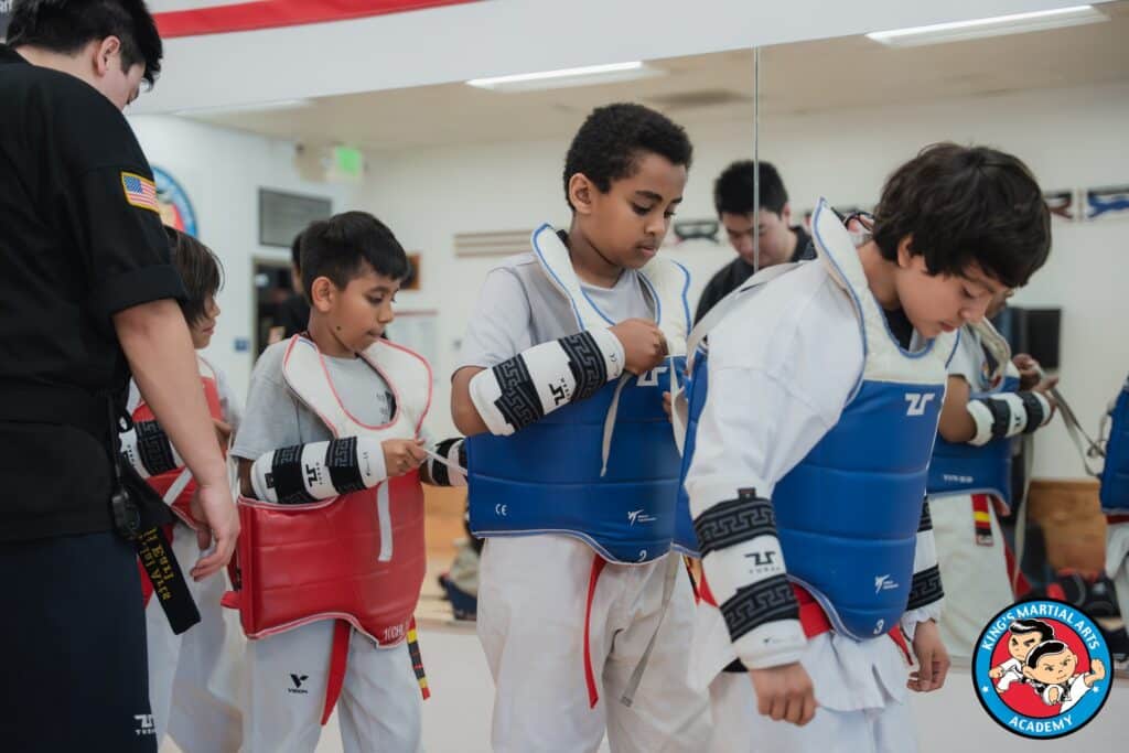 King's Martial Arts students